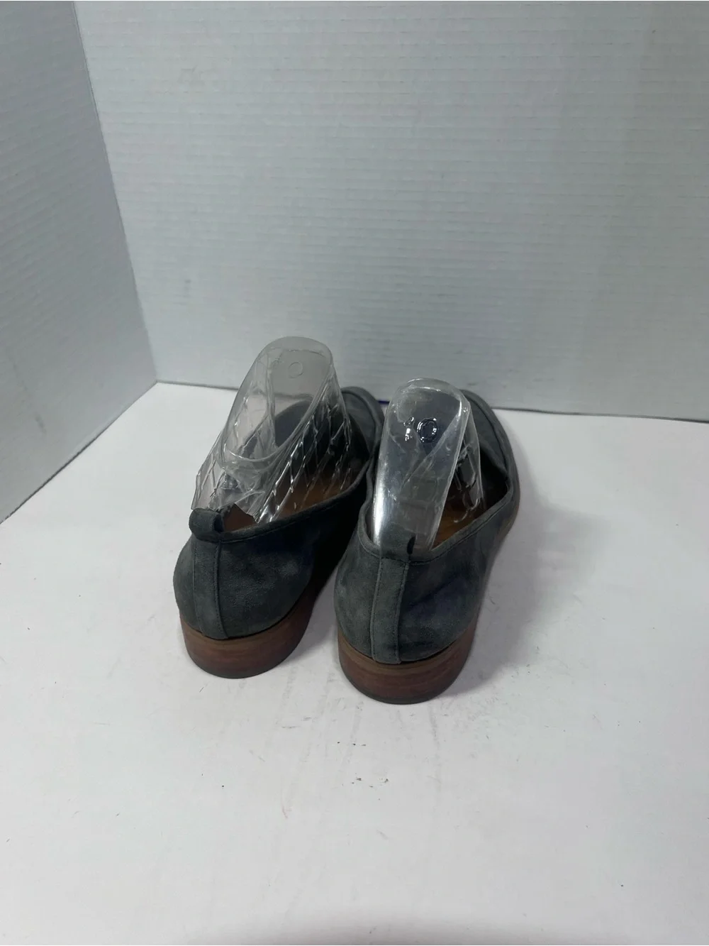Susina Women's Suede Slip-On Loafers in Charcoal Gray